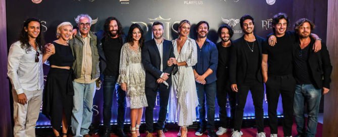 Equipe e elenco de 'Reis' se reuniram em São Paulo para contar as novidades da superprodução EDU GARCIA/R7