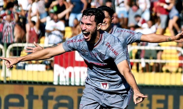 Martinelli comemora o segundo gol do Fluminense no jogo MAILSON SANTANA/FLUMINENSE FC (05.03.2022)