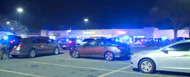 Segundo a polícia, o atirador, 31 anos, era funcionário do Walmart | Foto: Reprodução/WCNC