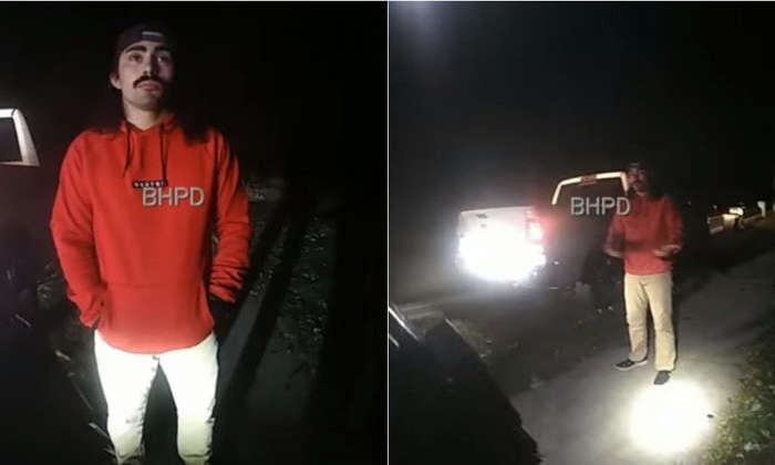 Tanner Watson tentou provar sobriedade, mas não conseguiu fugir da detenção REPRODUÇÃO YOUTUBE/KHOU 11