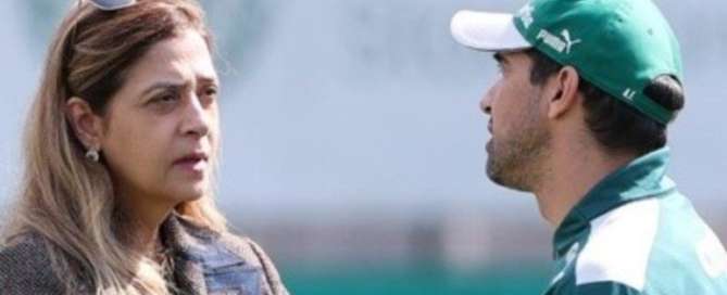 Abel se cansou da economia de Leila. Quer jogadores prontos. E critica vantagem ao Flamengo CESAR GRECO/PALMEIRAS