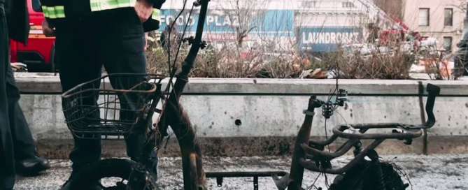 Incêndio causado por patinete terminou com sete pessoas feridas REPODUÇÃO/TWITTER/@NYCMAYOR
