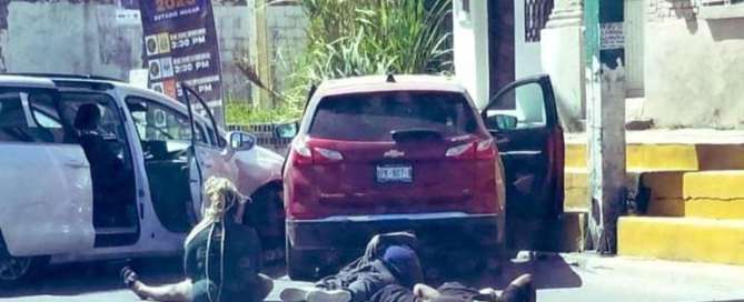 Quadrilha simulou acidente de carro para sequestrar norte-americanos REPODUÇÃO/TWITTER