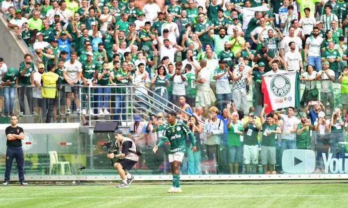 Palmeiras chegou ao 23º jogo de invencibilidade no Allianz Parque EDU GARCIA/R7 - 9.4.2023
